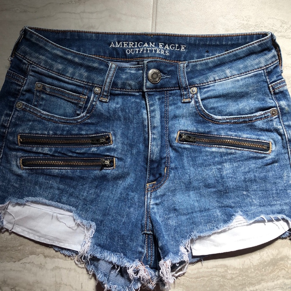 American eagle zipper shorts
